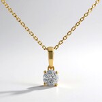 Collana in oro con Diamante SI1 (H) (CIRARI)