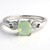 Anello in argento con Prehnite