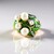 Anello in argento con Perla d'Acqua Dolce Bianca (Adela Silber)
