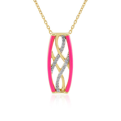 Collana in argento con Diamante I3 (J)