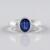 Bague en argent et Kyanite du Népal (de Melo)