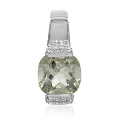 Ciondolo in argento con Ametista Verde
