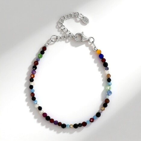 Bracciale in argento con Rubino Zoisite