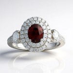 Anello in oro con Rubino Mozambico (CIRARI)