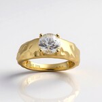 Anello in oro con Zircone (de Melo Gold)