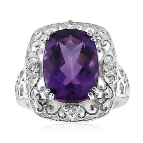 Marokkanischer Amethyst-Silberring