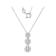 Collana in argento con Zircone