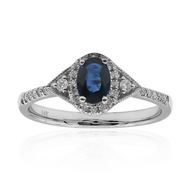 Ceylon-Saphir-Goldring (CIRARI)