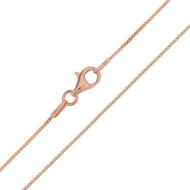 Silber-Veneziakette - 60 cm - 2,29 g - rosévergoldet