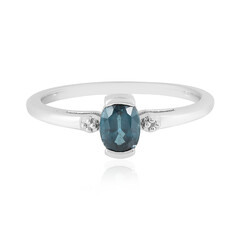 Teal Kyanite Silver Ring