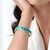 Bracciale in argento con Turchese Kingman Mohave Blu (Jones Lee)