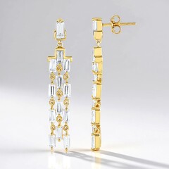 Orecchini in argento con Zircone