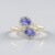 Anello in oro con Tanzanite