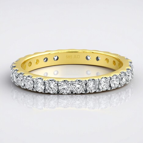 Anello in oro con Diamante SI1 (G) (Annette)