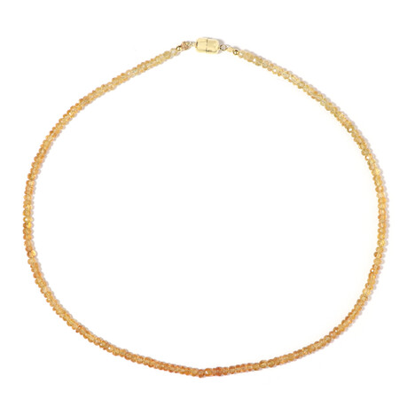 Kaiserlicher Topas-Silberhalskette (Adela Silber)