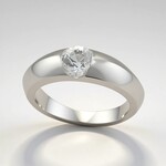 Anello in argento con Danburite