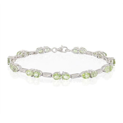 Zilveren armband met Paraiba toermalijnen