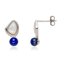 Pendientes en plata con Nácar