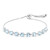Sky Blue Topaz Silver Bracelet