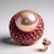 Anello in argento con Perla Ming Porpora (Annette)