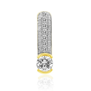 Gouden hanger met een IF Diamant (D) (Annette)