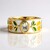 Anillo en plata con Amatista verde