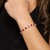 Bracelet en argent et Rubis de Madagascar