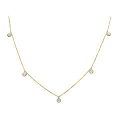 Collana in oro con Diamante SI1 (H)