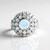 Anello in argento con Opale di Welo
