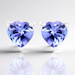 Orecchini in argento con Tanzanite