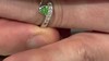 Zilveren ring met een Lemshuku tsavoriet