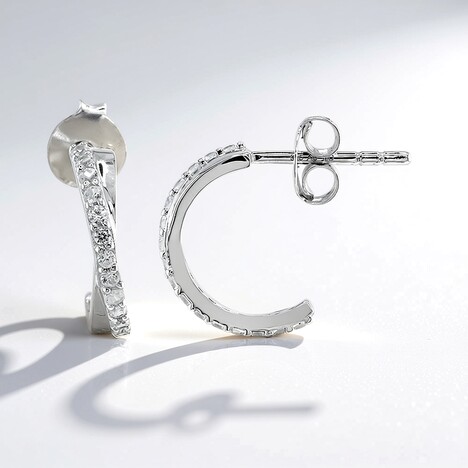 Orecchini in argento con Zircone