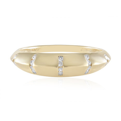 Anello in oro con Diamante I2 (H) (de Melo Gold)