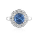 Farbwechsel-Fluorit-Silberring (MONOSONO COLLECTION)