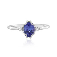 Anello in platino con Tanzanite AAA