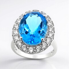 Anello in argento con Topazio Marambaia