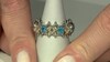 Anillo en plata con Apatita azul neón (Dallas Prince Designs)