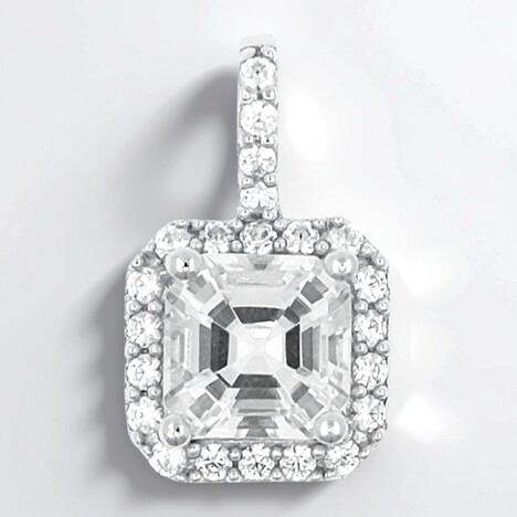 Ciondolo in argento con Danburite