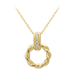 SI1 (H) Brillant-Goldhalskette (CIRARI)