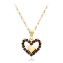 Collier en argent et Grenat