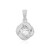 Pendentif en argent et Topaze blanche