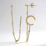 Orecchini in argento con Topazio Bianco