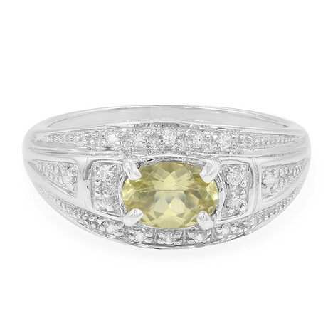 Limonen-Apatit-Silberring