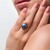 Blauer Maniry-Labradorit-Silberring (Ornaments by de Melo)