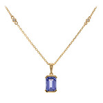Collier en or et Tanzanite AAA (CIRARI)