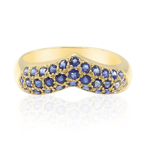 Anillo en oro con Zafiro azul (Estée Collection)