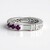 Anello in argento con Rodolite (Dallas Prince Designs)