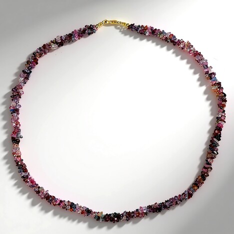 Collana in argento con Spinello Fancy