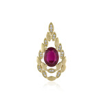 Madagaskar-Rubin-Goldanhänger (de Melo)