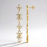 Orecchini in argento con Topazio Bianco